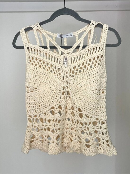 Zara Tops - NWT Zara Crochet Limited Edition Top - Size M